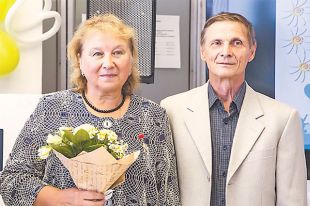 Алла Николаевна и Дмитрий Вадимович на празднике в честь Дня любви, семьи и верности в ЦКИ «Меридиан».