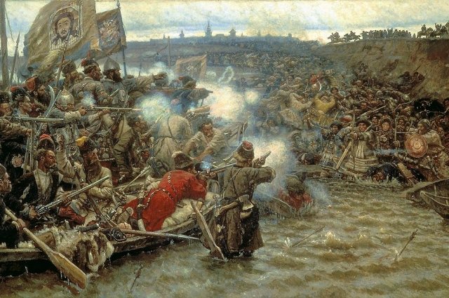 Эпическое полотно «Покорение Сибири Ермаком» отправится в Красноярск в специализированном изотермическом фургоне.