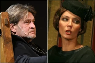 Александр Домогаров, Лидия Вележева.